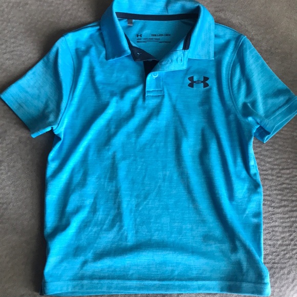 boys light blue polo